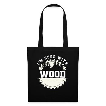 Forester Forestry Woodworker Carpenter - Tote Bag - black - Front