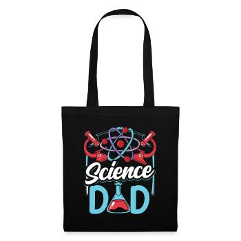 Science Papa Science Team Scientifiques - Sac en tissu - noir - Devant