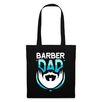 Barbier Papa Barbershop Profession Barbier Barbier - Sac en tissu - noir - Devant