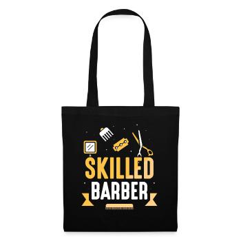 Barbier formé Barbier Barbershop Barbershop - Sac en tissu - noir - Devant