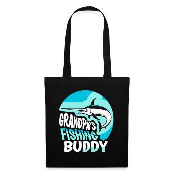 Grandfather's fishing buddy fishing fishing friend fishing - Tote Bag - black - Front