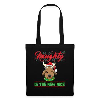 Coquin est le nouveau Noël de Noël Nice - Sac en tissu - noir - Devant
