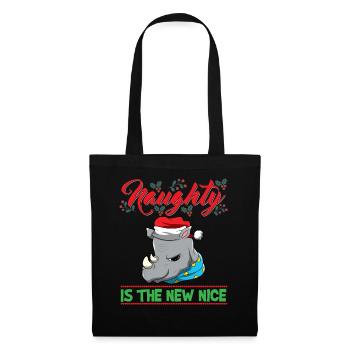 Coquin est le nouveau Noël de Noël Nice - Sac en tissu - noir - Devant