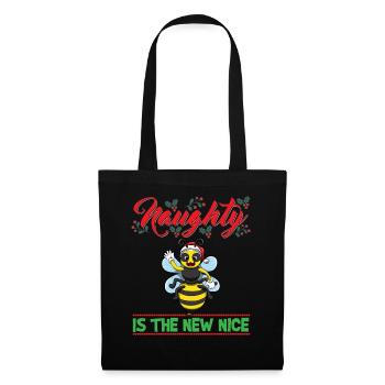 Coquin est le nouveau Noël de Noël Nice - Sac en tissu - noir - Devant