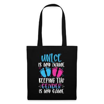Uncle Is My Name Keeping The Gender Is My Game - Tote Bag - black - Front