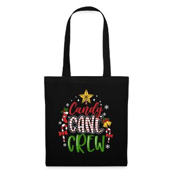 Candy Cane Crew - Stoffbeutel - Schwarz - Vorne
