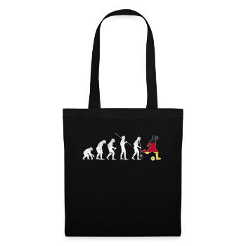 Evolution Allemagne Footballeur Footballeur - Sac en tissu - noir - Devant