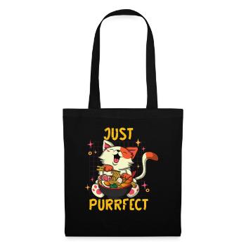 Just Perfect Cat Cats Baby Cat Mom - Tote Bag - black - Front