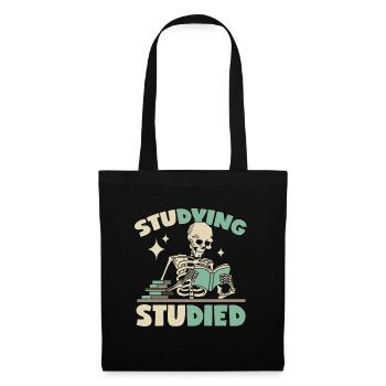 Skeleton in learning - Tote Bag - black - Front