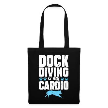 Dock-tauchen Ist Mein Cardio - Stoffbeutel - Schwarz - Vorne