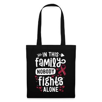 In This Family Nobody Fights Alone Hemangioma - Tote Bag - black - Front