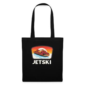 Jet Ski Water Sports Retro Jet Skiing - Tote Bag - black - Front
