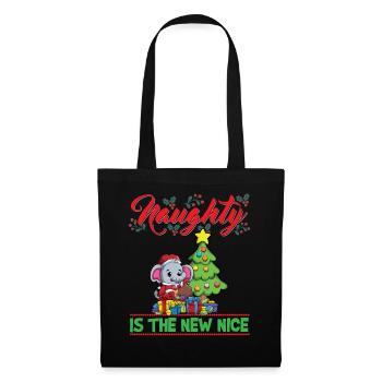 Coquin est le nouveau Noël de Noël Nice - Sac en tissu - noir - Devant