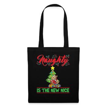 Coquin est le nouveau Noël de Noël Nice - Sac en tissu - noir - Devant