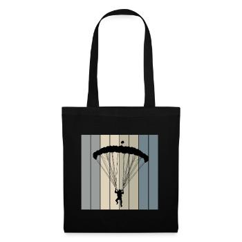 Parachutisme - Sac en tissu - noir - Devant