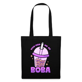 Boba: Bubble Tea - Tote Bag - black - Front
