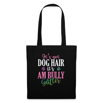 It's not Dog Hair It's AM Bully Glitter Bulldog - Tote Bag - black - Front