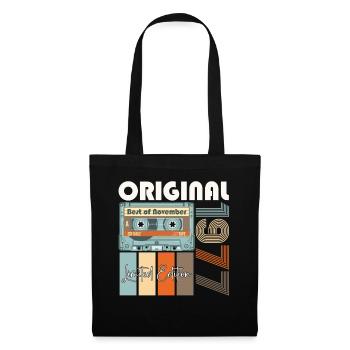 Novembre né en 1977 45e cadeau d'anniversaire - Sac en tissu - noir - Devant