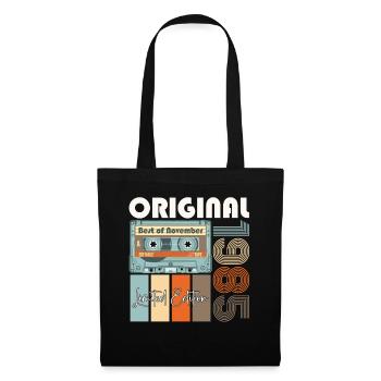 Novembre né en 1985 37e cadeau d'anniversaire - Sac en tissu - noir - Devant