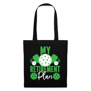 Pickleball Retired My Retirement - Tote Bag - black - Front