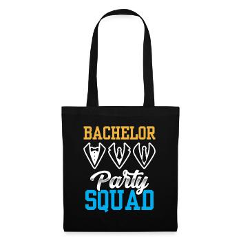 Bachelor Party Squad Bride Bachelor - Sac en tissu - noir - Devant