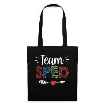 Team Special Education Profession Special Education Teacher - Tote Bag - black - Front