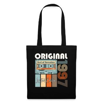 Novembre né en 1997 25e cadeau d'anniversaire - Sac en tissu - noir - Devant