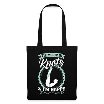 Tie Me Up In Knots - Aerialist - Tote Bag - black - Front