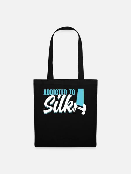 Addicted To Silk - Aerialist - Stoffbeutel - Schwarz