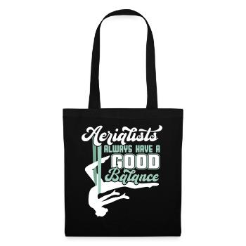 Aerialists Always Have Good Balance - Aerial Silk - Tote Bag - black - Front
