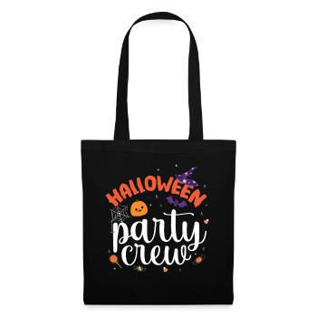 Halloween Party Crew - Stoffbeutel - Schwarz - Vorne