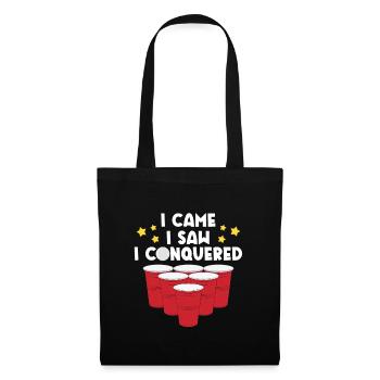 I Came I Saw I Conquered - Tote Bag - black - Front