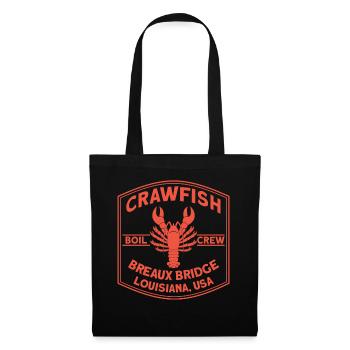 Équipage d’ébullition d’écrevisse pour l’amateur d’écrevisses - Sac en tissu - noir - Devant