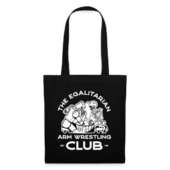 Bras de fer – 2 - Sac en tissu - noir - Devant