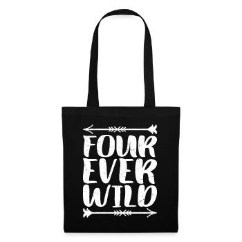 Four Ever Wild 39 - Stoffbeutel - Schwarz - Vorne