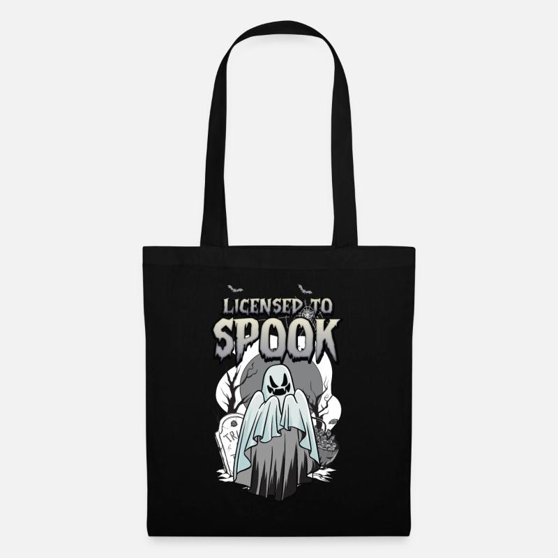 Autorisé à Spook - Sac en tissu - noir