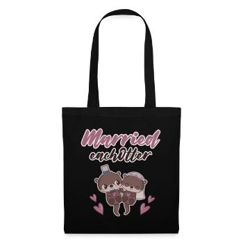 Married Eachotter - Tote Bag - black - Front