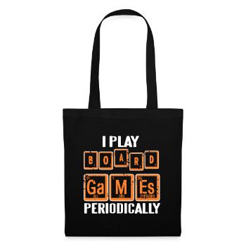 I play board games periodically - Tote Bag - black - Front