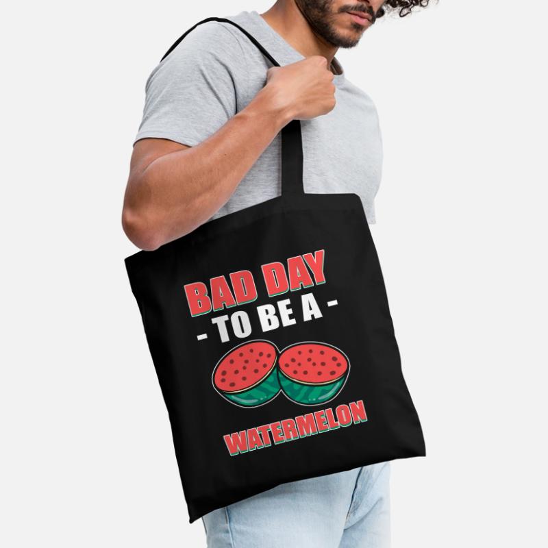 Pastèque Fruit Été Pastèque Tranche Verte Sac en tissu