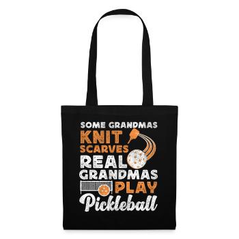 Pickleball Grandma Some Grandmas - Stoffbeutel - Schwarz - Vorne