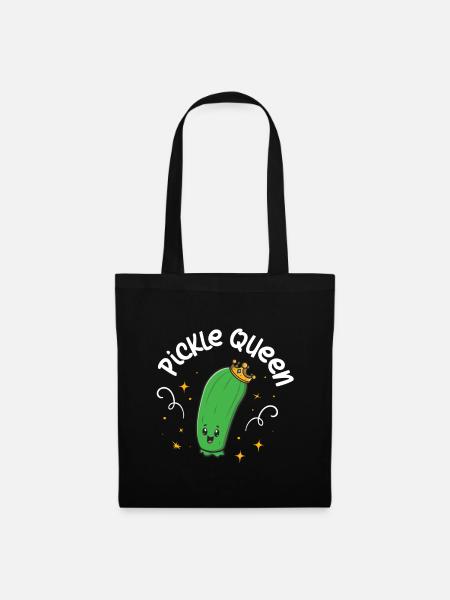 Pickle Queen - Stoffbeutel - Schwarz