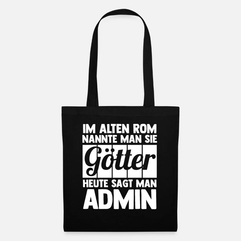 Administrator Informatiker Programmierer Admin - Stoffbeutel - Schwarz