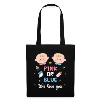 Pink Or Blue We Love You - Tote Bag - black - Front