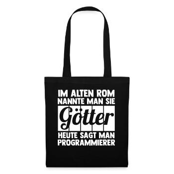 Programmieren Entwickler Coder Programmierer - Stoffbeutel - Schwarz - Vorne