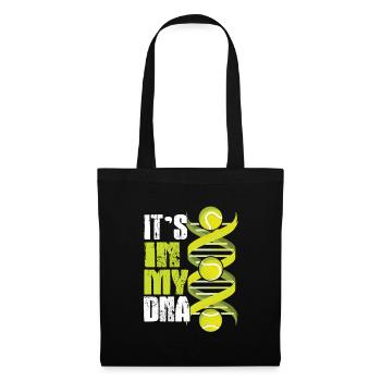 Tennis DNA Tennis Balls Sport Tennis Player Saying - Tote Bag - black - Front