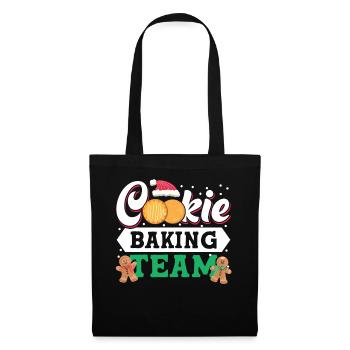 Cookie Christmas Baking Team Tester For Baker - Stoffbeutel - Schwarz - Vorne