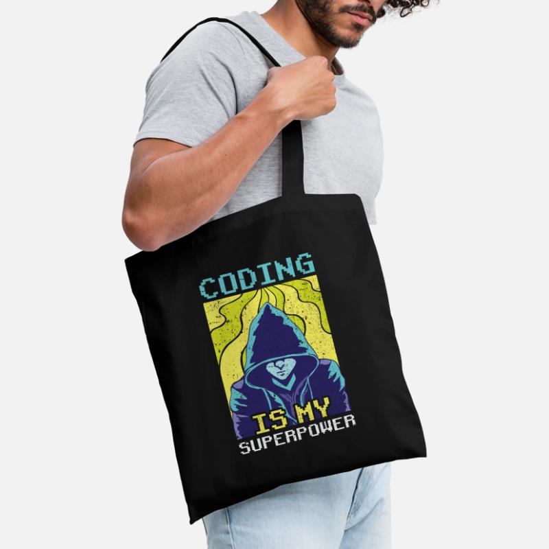 Coding Ist Meine Superkraft Coder Programmierer Stoffbeutel