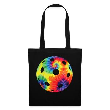 Pickleball Tie Dye Retro 80s 90s - Tote Bag - black - Front