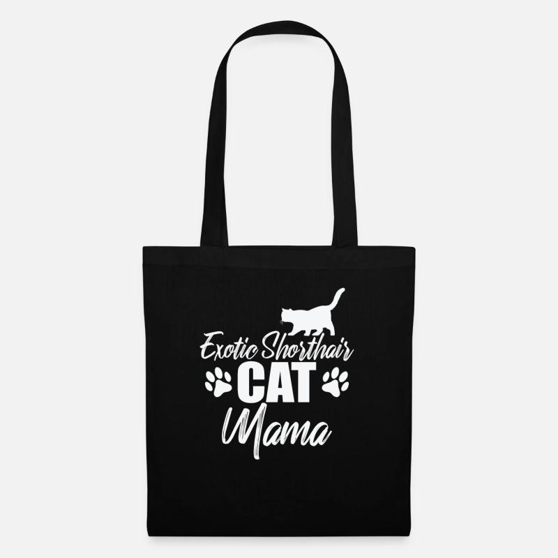 Exotic Shorthair Cat Mama Britisch Katze - Stoffbeutel - Schwarz