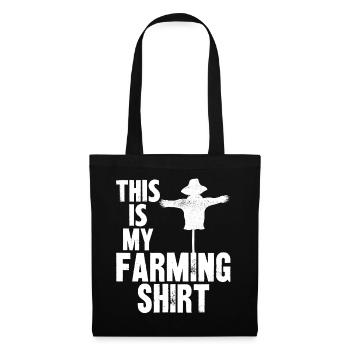 Farming Farmer Vintage C’est mon - Sac en tissu - noir - Devant